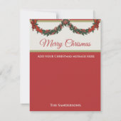 Moderne traditionele feestdag foto grote kerst (Achterkant)