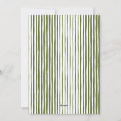 Moderne Traditionele Vrolijke Kerstnaam & Foto Feestdagenkaart (Achterkant)