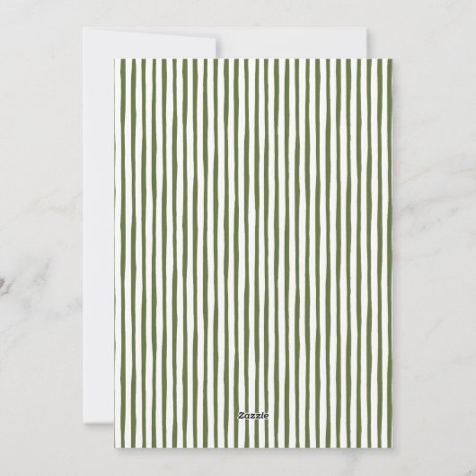 Moderne Traditionele Vrolijke Kerstnaam & Foto Feestdagenkaart (Achterkant)