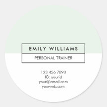 Moderne Trainer Clean Layout Pastel Groene Promoti