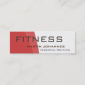 Moderne trainer sport Gym Bodybuilding Mini Visitekaartje (Voorkant)