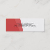 Moderne trainer sport Gym Bodybuilding Mini Visitekaartje (Achterkant)