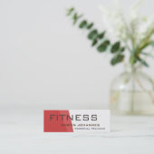 Moderne trainer sport Gym Bodybuilding Mini Visitekaartje (Staand voorkant)