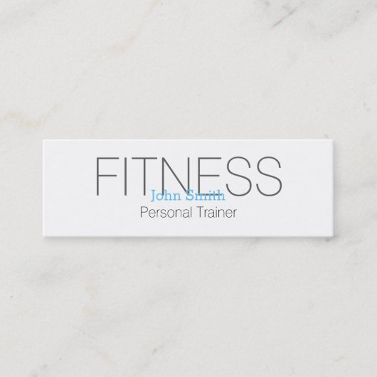 Moderne trainer voor persoonlijke fitness mini visitekaartje (Voorkant)