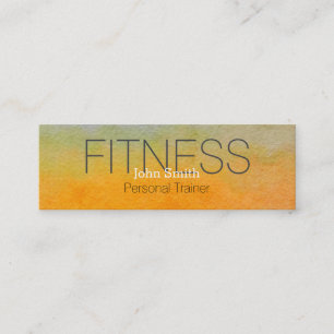 Moderne trainer voor persoonlijke fitness mini visitekaartje