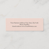 Moderne trainer voor persoonlijke fitness mini visitekaartje (Achterkant)