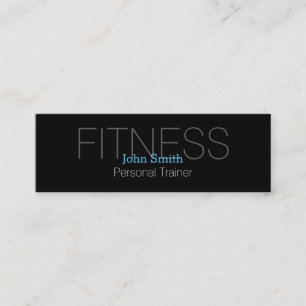 Moderne trainer voor persoonlijke fitness mini visitekaartje