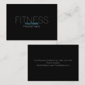 Moderne trainer voor persoonlijke fitness visitekaartje (Voorkant / Achterkant)