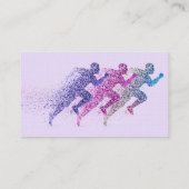 Moderne trainers voor persoonlijke trainers visitekaartje (Achterkant)