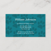 Moderne training voor twee zijden professionele ho visitekaartje (Achterkant)