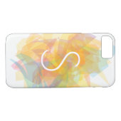 Moderne Transparante Lagen/Geel & Zachte Kleuren Case-Mate iPhone Case (Achterkant (Horizontaal))