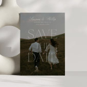 Moderne transparante typografische foto slaat de d kaart