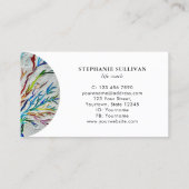 Moderne Tree of Life Coach Visitekaartje (Achterkant)