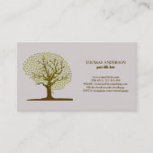 Moderne Tree of Life Wellness Life Coach Visitekaartje (Voorkant)