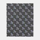 Moderne treinen tekenen koolstofvezel aan fleece deken (Voorkant)