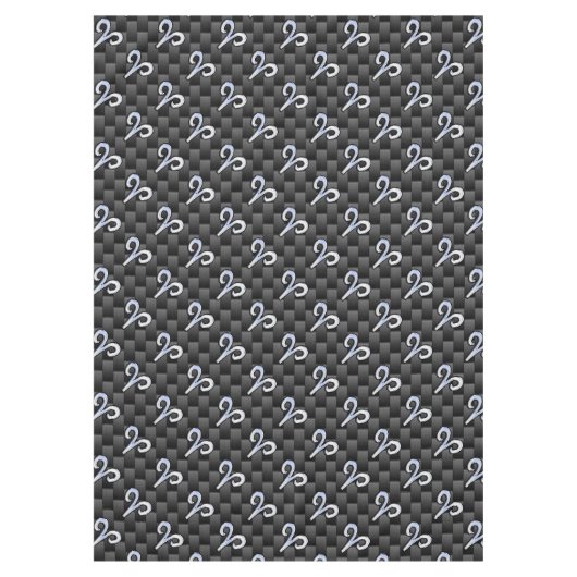 Moderne treinen tekenen koolstofvezel aan tafelkleed (Voorkant)