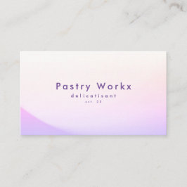 Moderne trend van minimale zwevende gradiënt visitekaartje