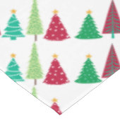 Moderne trends Kerstbomen Tafelkleed (Gekanteld)