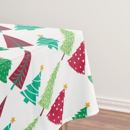Moderne trends Kerstbomen Tafelkleed (Voorbeeld)