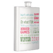 Moderne trends Kerstmis typografie Flacon (Rechts)