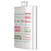 Moderne trends Kerstmis typografie Flacon (Links)
