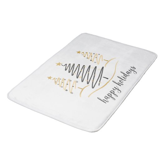 Moderne trends Vakantiebomen Badmat (Gekanteld)