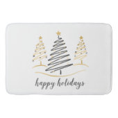 Moderne trends Vakantiebomen Badmat (Voorkant)