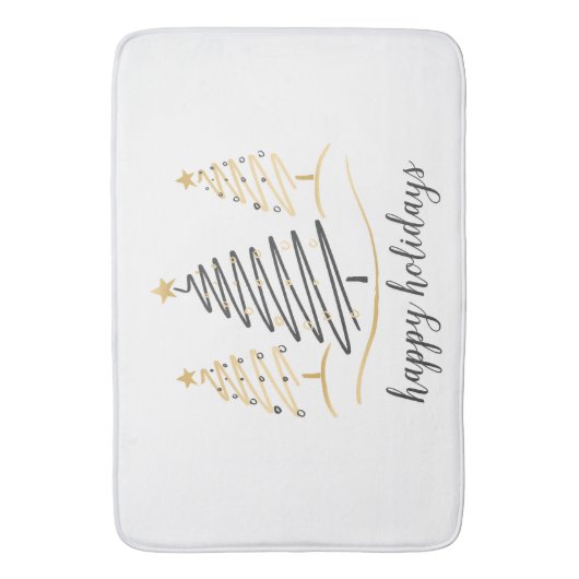 Moderne trends Vakantiebomen Badmat (Voorkant Verticaal)