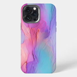 Moderne Trendy 3D Olieverf Pastel Nr. 1014 iPhone 13 Pro Max Hoesje