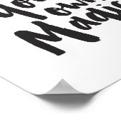 Moderne trendy aangepaste inspirerende quote poste poster (Hoek)