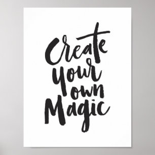 Moderne trendy aangepaste inspirerende quote poste poster