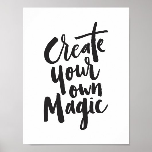 Moderne trendy aangepaste inspirerende quote poste poster (Voorkant)