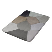 Moderne trendy aardetone patroon badmat (Gekanteld)