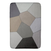 Moderne trendy aardetone patroon badmat (Voorkant Verticaal)