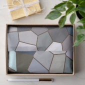 Moderne trendy aardetone patroon tissuepapier (Geschenk)
