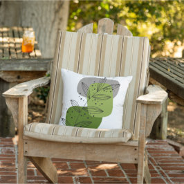 Moderne Trendy Abstracte bloemige Boho Chic Buitenkussen