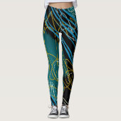 Moderne trendy Abstracte Leggings (Voorkant)