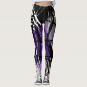 Moderne trendy Abstracte Leggings (Voorkant)
