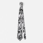 Moderne Trendy Abstracte Patroon Stropdas (Voorkant)