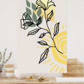 Moderne trendy achtergrond ontwerp poster (Keuken)
