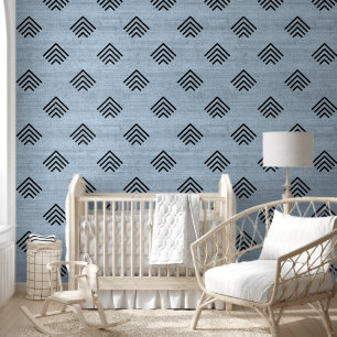 Moderne trendy Afrikaanse modderdoek pijlen lichtb Behang