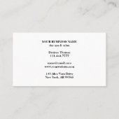 Moderne Trendy Beauty Salon Visitekaartje (Achterkant)