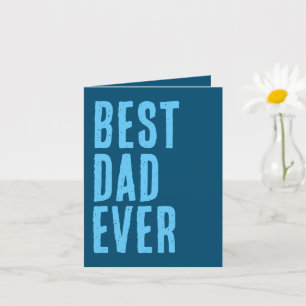 Moderne trendy beste papa ooit Vaderdag kaart
