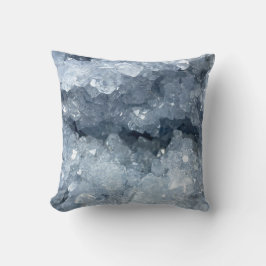 Moderne Trendy Blauwe Celestite Crystal Agaat Geod Kussen