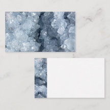 Moderne Trendy Blauwe Celestite Crystal Agaat Geod