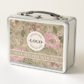 Moderne Trendy Bloem Botanische Bloemige Monogram (Voorkant)