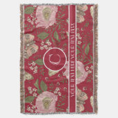 Moderne Trendy Bloemen Botanische Bloemenkleuren M Deken (Voorkant Verticaal)