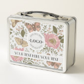 Moderne Trendy Bloemen Botanische Bloemige Monogra (Achterkant)