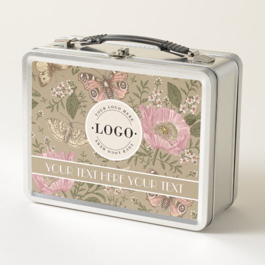 Moderne Trendy Bloemen Botanische Bloemige Monogra (Voorkant)