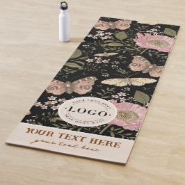 Moderne Trendy Bloemen Botanische Bloemige Monogra Yogamat